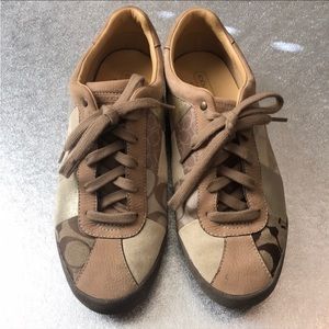 Coach signature jacquard shoes